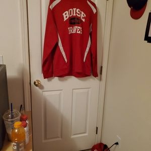 Red boise Broncos  sweater.in great condition